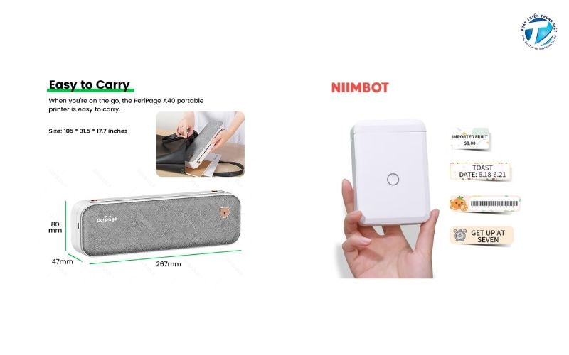 Máy in mini A4 nhỏ gọn thuận tiện cho việc di chuyển